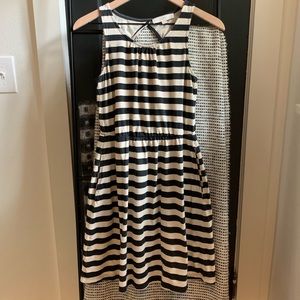 LOFT STRIPED DRESS